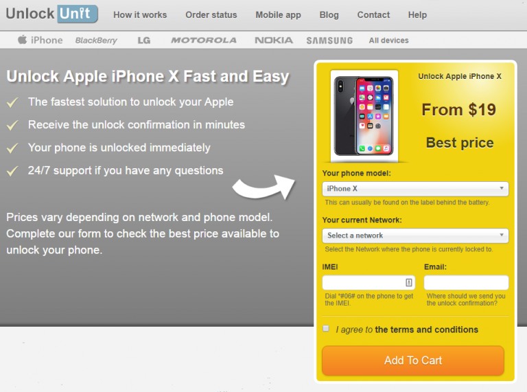 How to Unlock iPhone X using Unlocking Instructions UnlockUnit