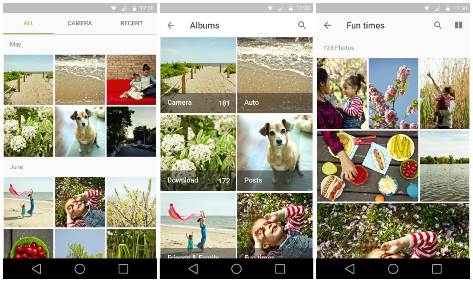 Android photo gallery