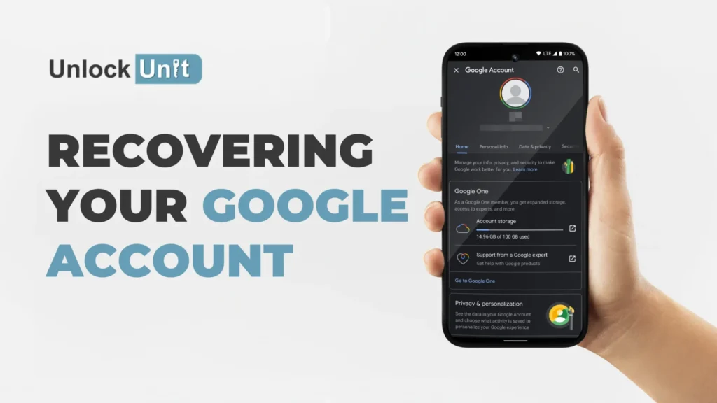 how to recover google account