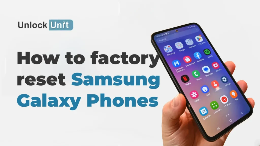 factory reset Samsung